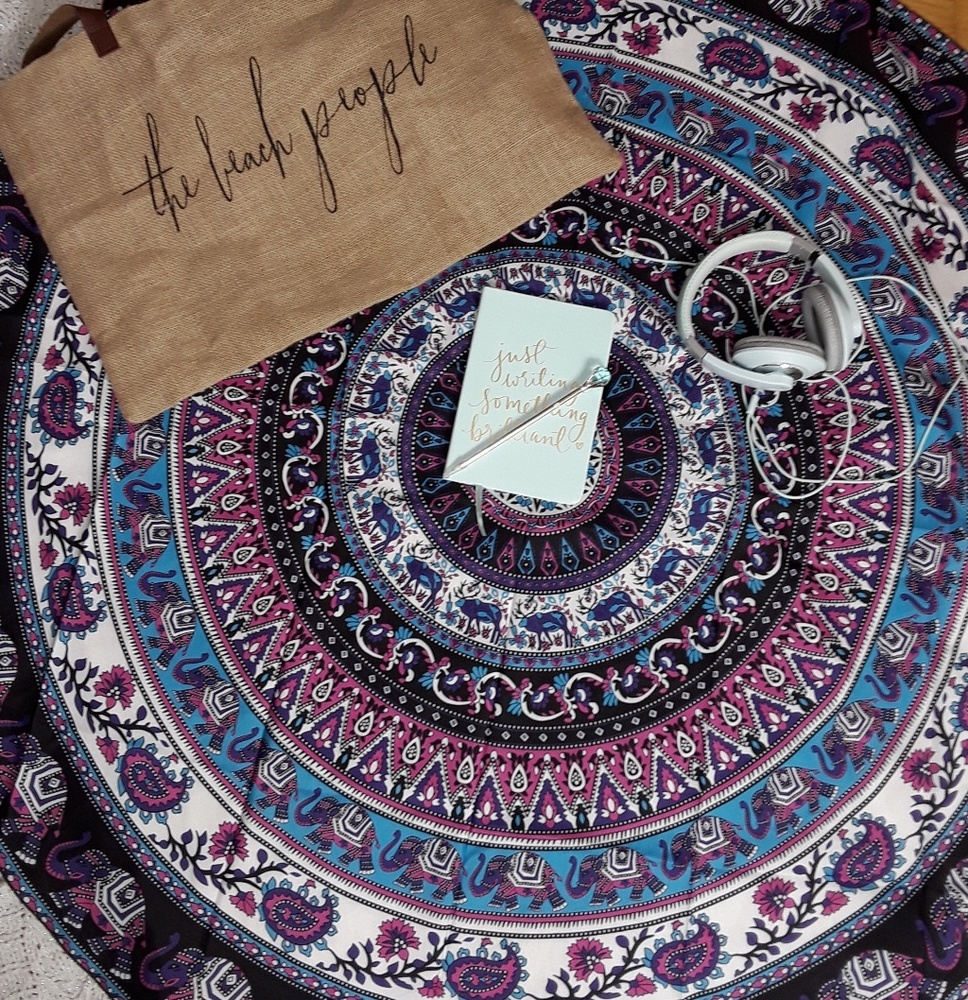 COPY - NWT Boho Beach Roundie Blanket